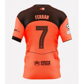 Lacne Muži Futbalové dres Barcelona Ferran Torres #7 2025-26 Krátky Rukáv - Tretina